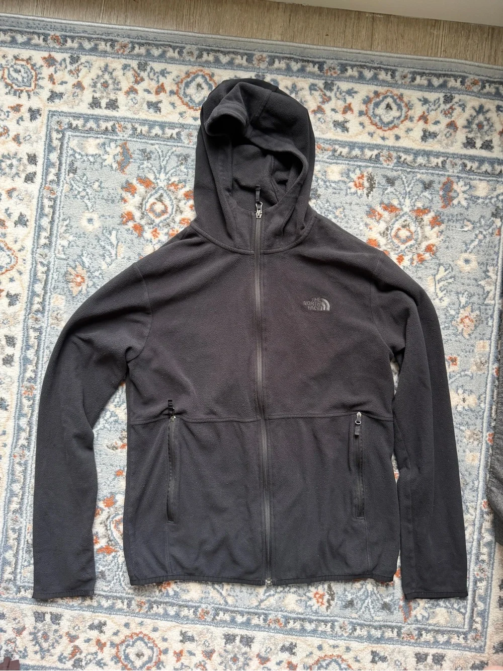 The North Face Black Fleece Hoodie Full Zip Sweatshirt